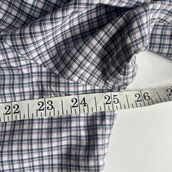 Perry Ellis XXL Non-Iron 100% Cotton Long Sleeve Button Down Shirt - Picture 4 of 10